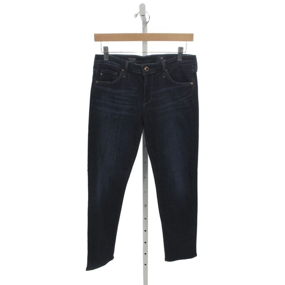 AG Adriano Goldschmied Womens Skinny High Rise Blue Cotton Jeans Size 27